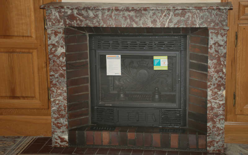 Insert TURBO dans une cheminée ancienne restaurée